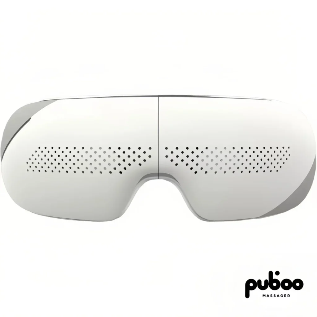 puboo1200mAH Rechargeable Smart Eye Massager Portable Foldable Hot Compress Visual Eye Care Airbag Eye Massager 1