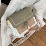 Mini Square Bag Colorblock Flap