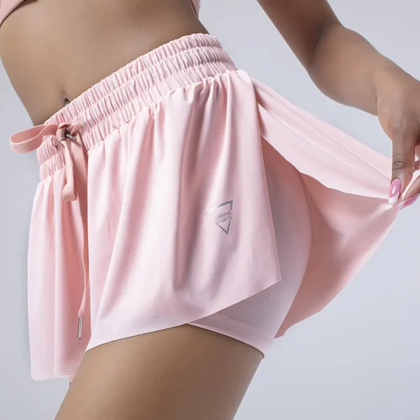 New Women Shorts Skirts High Waist Breathable Sweat Shorts Summer Security Pants Woman Sports Skirts Gym Yoga Shorts Sportswear 20