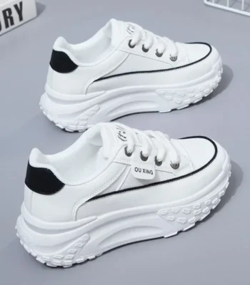 The New Retro Women Shoes Spring Platform Shoes Casual Sneakers Versatile Fashion Designer Shoes High Quality  Women Sneakers 1