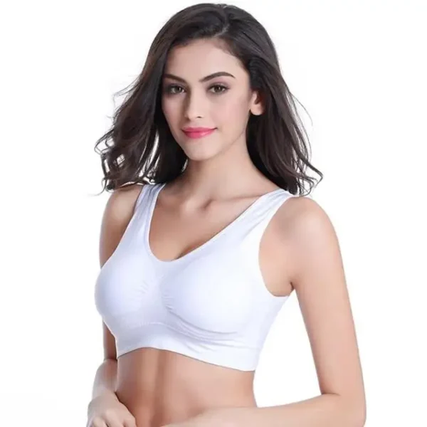 S-7XL Plus Size Thin Non-underwire Bra Zero Bondage Women's UnderwearSports Yoga Wireless Vest Seamless adjustable Brassiere 7