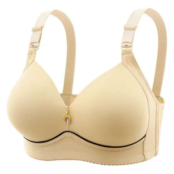 Women Bra Push Up No Steel Ring Breathable Adjustable Strap Breast Support Back Closure Intimacy Lady Brassiere Female Underwear 6