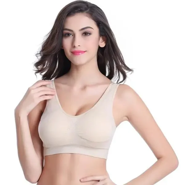 S-7XL Plus Size Thin Non-underwire Bra Zero Bondage Women's UnderwearSports Yoga Wireless Vest Seamless adjustable Brassiere 14