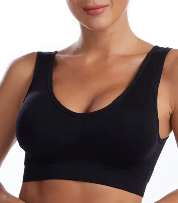 S-7XL Plus Size Thin Non-underwire Bra Zero Bondage Women's UnderwearSports Yoga Wireless Vest Seamless adjustable Brassiere 1