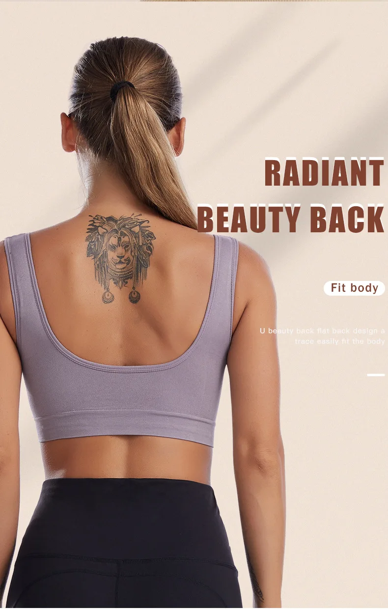 Plus size wireless sports bra with wide straps, full coverage, and breathable fabric, designed for high-impact support in workouts and everyday wear.