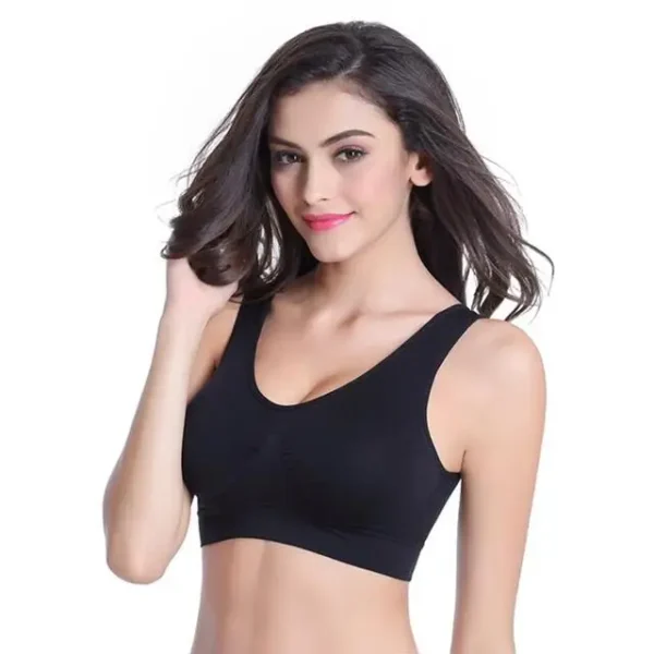 S-7XL Plus Size Thin Non-underwire Bra Zero Bondage Women's UnderwearSports Yoga Wireless Vest Seamless adjustable Brassiere 8