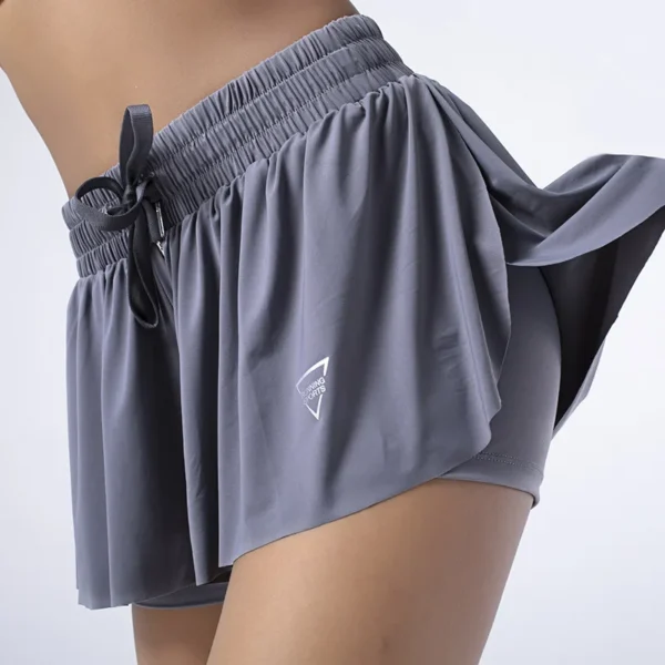 New Women Shorts Skirts High Waist Breathable Sweat Shorts Summer Security Pants Woman Sports Skirts Gym Yoga Shorts Sportswear 21