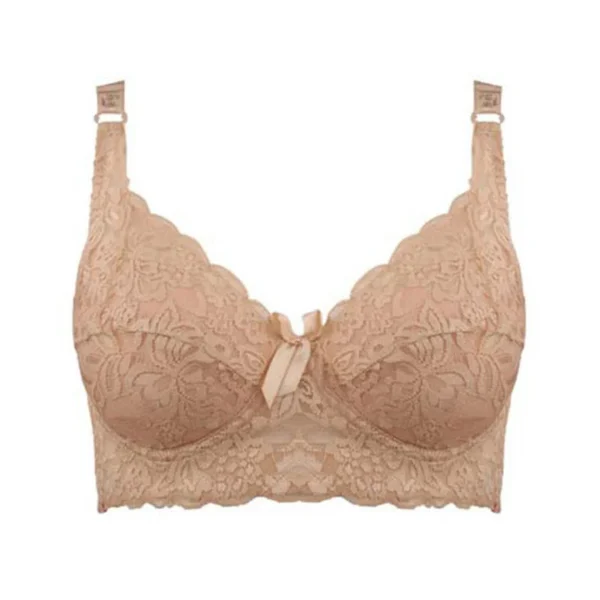 Hot Full cup thin underwear small bra plus size wireless adjustable lace Women's bra breast cover B C D cup Large size Lace Bras 12