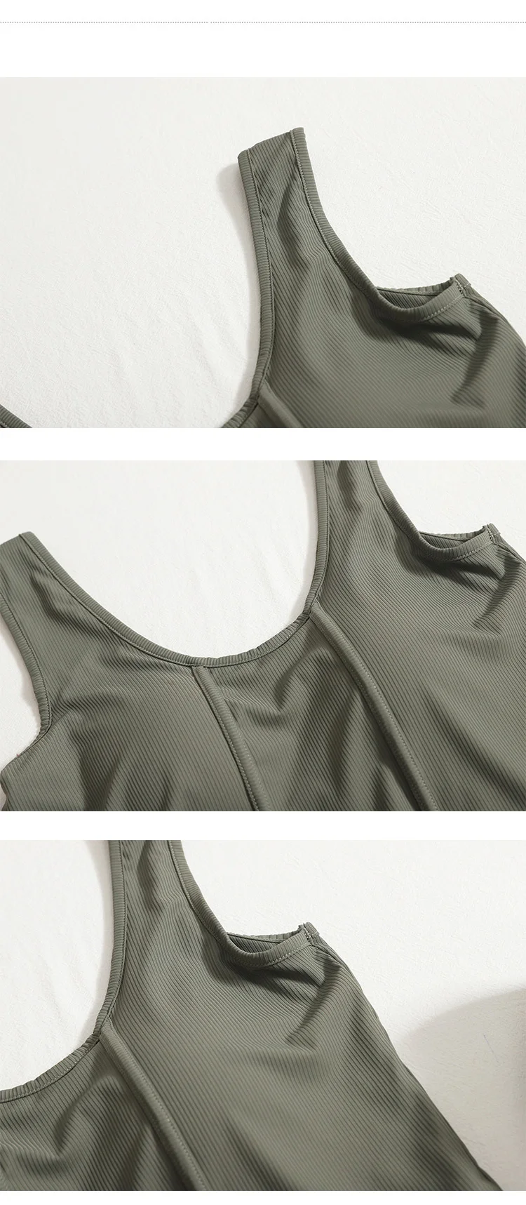 Y2K sports crop top for women with built-in bra pad, cotton knit fabric, sleeveless camis style, irregular hem; ideal for summer workouts and streetwear