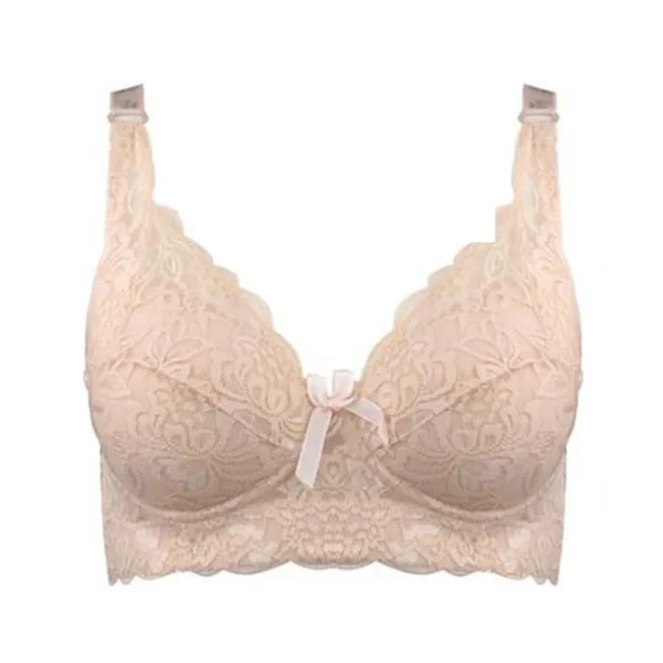 Hot Full cup thin underwear small bra plus size wireless adjustable lace Women's bra breast cover B C D cup Large size Lace Bras 13