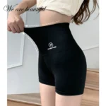New High Waist Yoga Shorts Female Tight Cycling Shorts Gym Shorts Women Seamless Breathable Sports Pants Hot Pants 2023 1