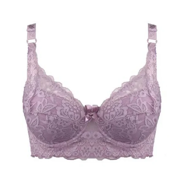 Hot Full cup thin underwear small bra plus size wireless adjustable lace Women's bra breast cover B C D cup Large size Lace Bras 15