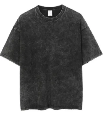 2024 Washed Vintage T-Shirts Street Hip Hop Retro Punk T Shirt women Harajuku Casual Cotton Short Sleeve Acid Wash TShirts top 1