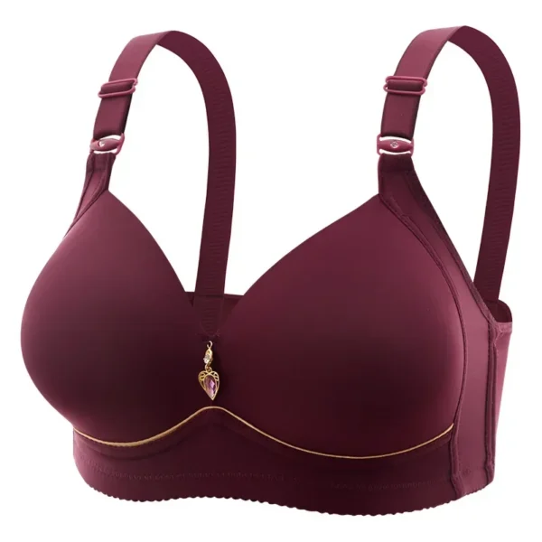 Women Bra Push Up No Steel Ring Breathable Adjustable Strap Breast Support Back Closure Intimacy Lady Brassiere Female Underwear 5