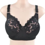 Sexy Lace Bra For Women Wire Free Bras Cotton Comfortable Underwear Soft Lingerie Push Up Big size 48DC 46DC 1