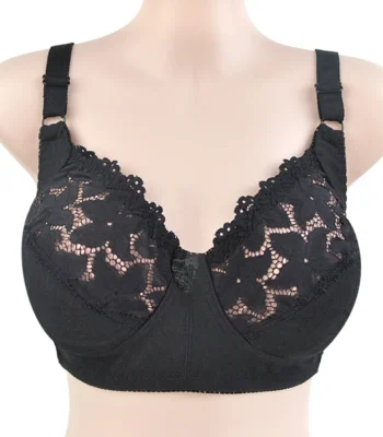 Sexy Lace Bra For Women Wire Free Bras Cotton Comfortable Underwear Soft Lingerie Push Up Big size 48DC 46DC 1