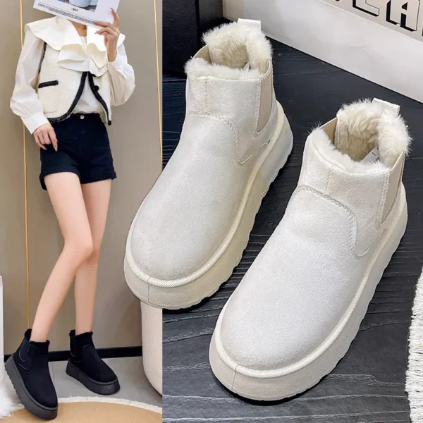 Winter Women Snow Plush Warm Non Slip Boots Plush Warm Non Slip 1