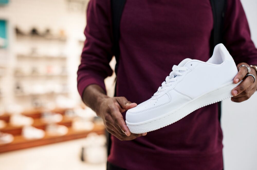 Clean White Canvas Shoes